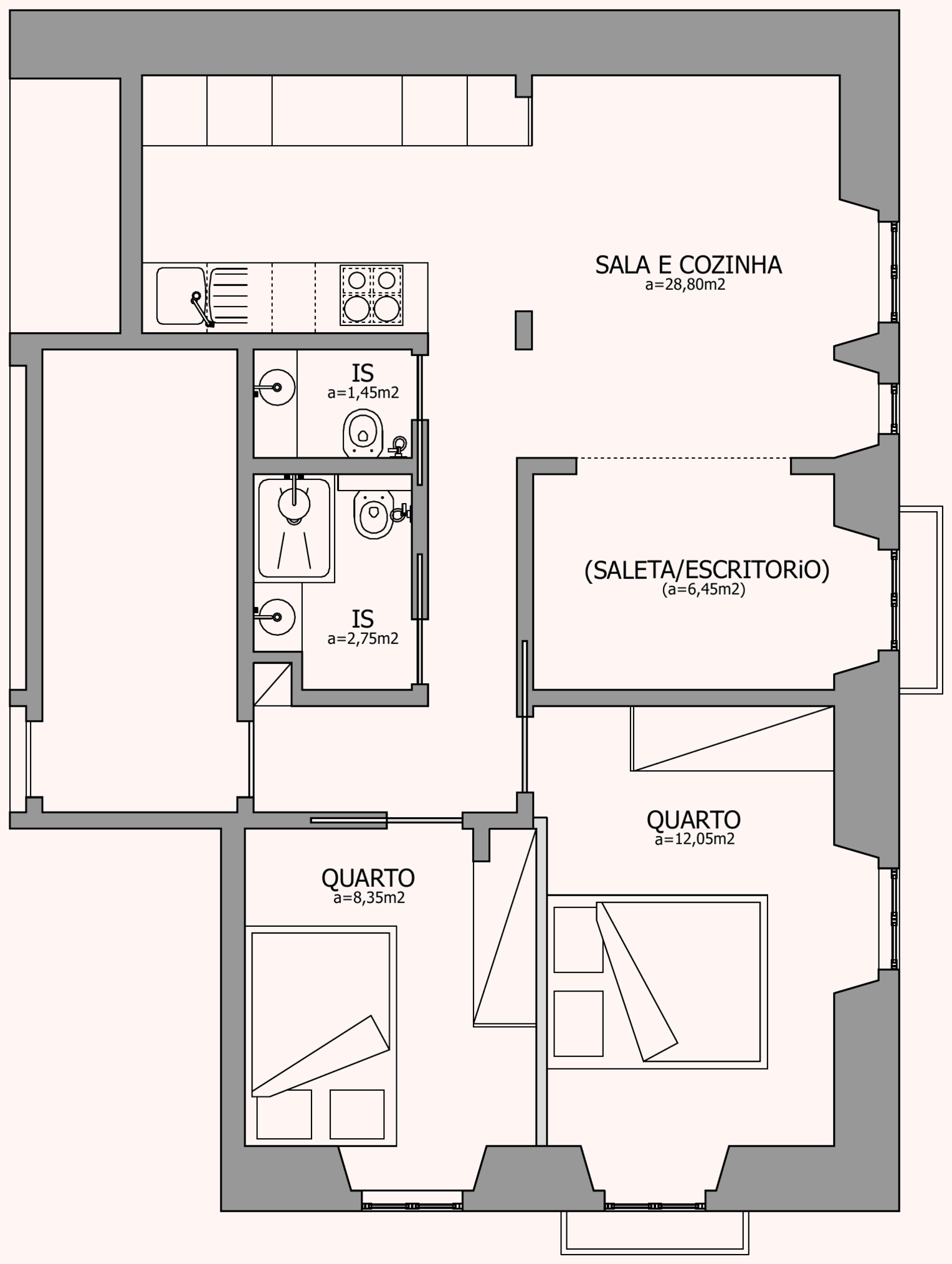 Planta 2.º E